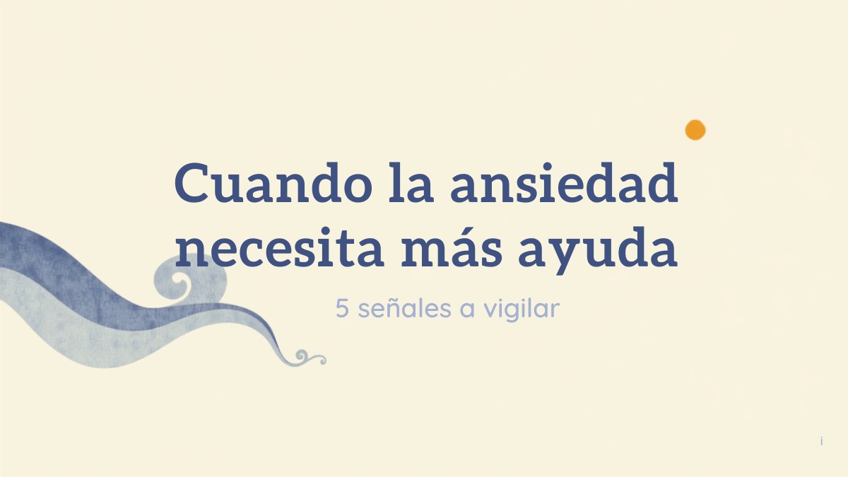 5 señales de que tu ansiedad necesita más que un chatbot